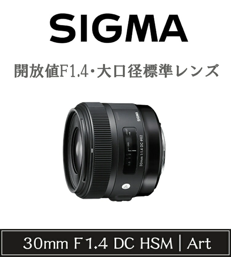 SIGMA 30mm F1.4 DC HSM (CANON用) フィルター付き-magicmallplaza.com