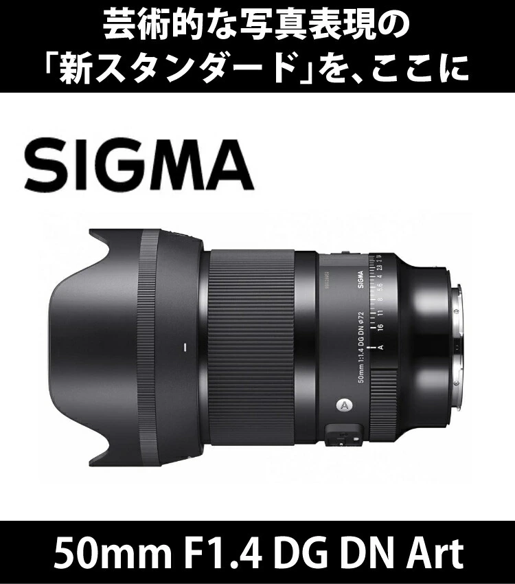 SIGMA シグマ 50mm F1.4 DG DN Art ソニー E マウント